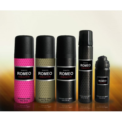 Shantos Romeo Masculine Deodorant Body Spray Executive