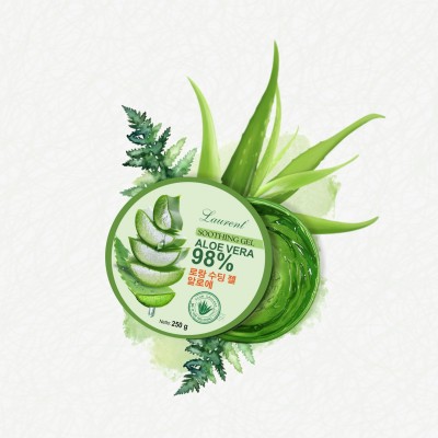 Laurent Soothing Gel Aloe Vera 250 gr